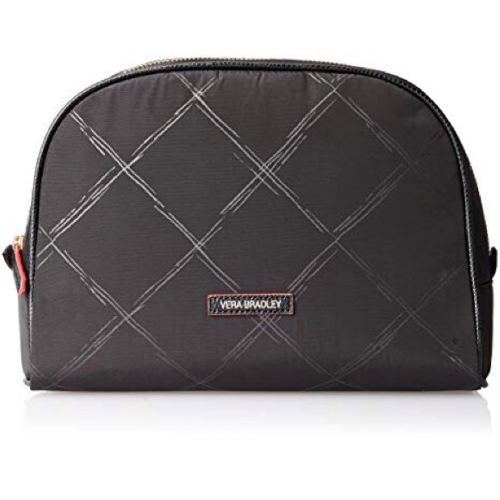 Vera Bradley Black Preppy Poly Cosmetic